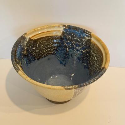 LOT 101F: Three Glazed Pottery Pieces - 2 Signed