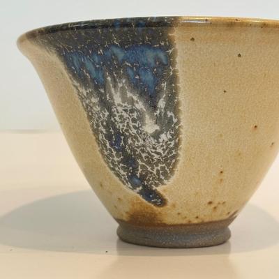 LOT 101F: Three Glazed Pottery Pieces - 2 Signed
