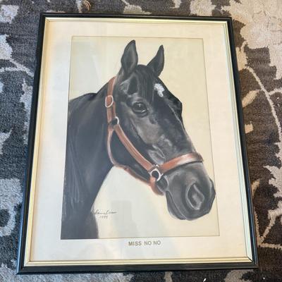 LOT 106F: Signed Portrait of Miss No No