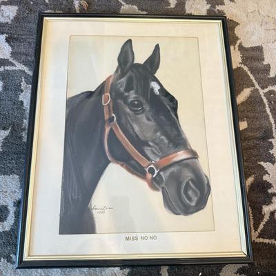 LOT 106F: Signed Portrait of Miss No No