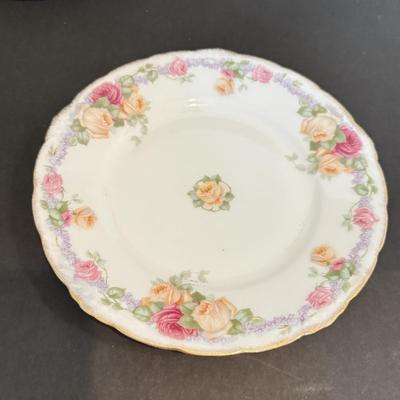 LOT 109F: 10 “Louvre” Bavaria Floral China Dinner Plates