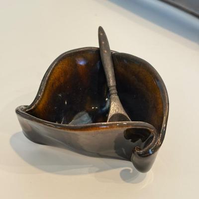 LOT 111F: Hand Made Hilborn Pottery Tray & More