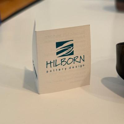 LOT 111F: Hand Made Hilborn Pottery Tray & More