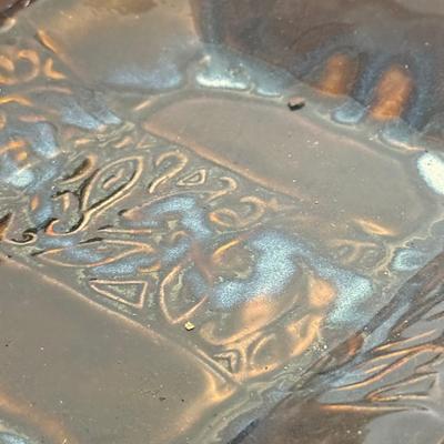 LOT 111F: Hand Made Hilborn Pottery Tray & More