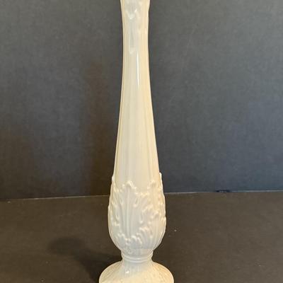 LOT 112F: Three Lenox Vases w/ Rose Trinket Box
