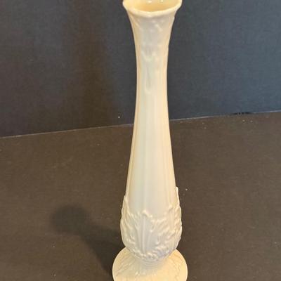 LOT 112F: Three Lenox Vases w/ Rose Trinket Box
