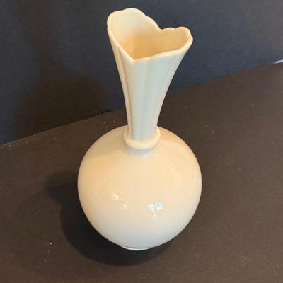 LOT 112F: Three Lenox Vases w/ Rose Trinket Box