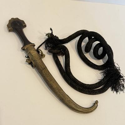 LOT 115F: Antique Dagger w/ Sheath