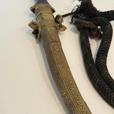 LOT 115F: Antique Dagger w/ Sheath