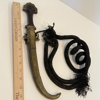 LOT 115F: Antique Dagger w/ Sheath