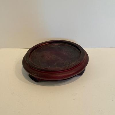 LOT 116F: Hand Embroidered Fabric, Signed China Tea Cups, Big Blue Vase (Hand Painted) & More