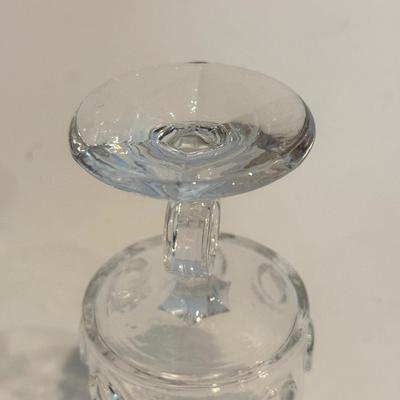 LOT 120F: Funky Wine Decanter w/ 4 Matching Glasses