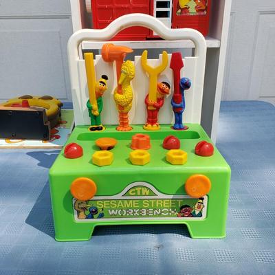 LOT 122G: Toy Collection; Vintage Euro Disney, Fisher-Price, Sesame Street, and More
