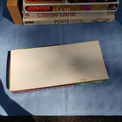 LOT 123G: Game Night! Vintage Candyland, Backgammon, Pente, and More