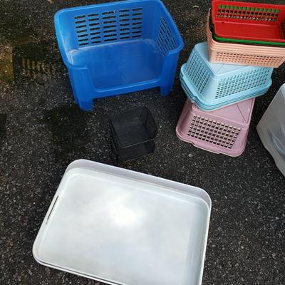LOT 126G: Huge Organization Assortment; Baskets, Bins, and Drawers