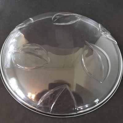 LOT 131L: Embossed Oyster Shell Dish, Mikasa Satin Leaves Bowl, and Set of 12 Botanic Leaf Dishes