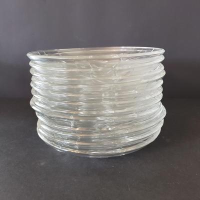 LOT 131L: Embossed Oyster Shell Dish, Mikasa Satin Leaves Bowl, and Set of 12 Botanic Leaf Dishes