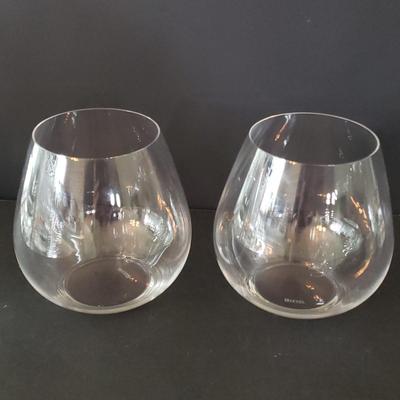 LOT 133D: Large Barware Collection; Schlitz Glasses, Stemware, Decanters, and More
