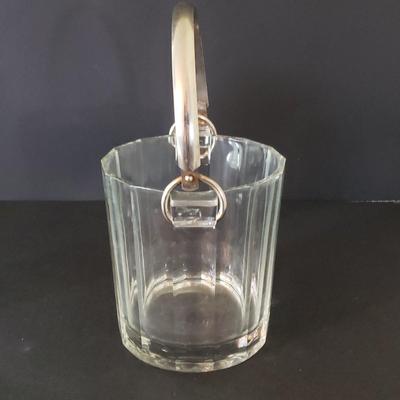LOT 133D: Large Barware Collection; Schlitz Glasses, Stemware, Decanters, and More