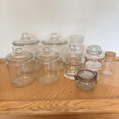 LOT 149F: Glass Jars & Canisters