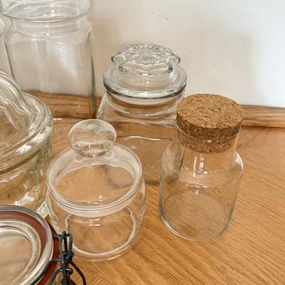 LOT 149F: Glass Jars & Canisters