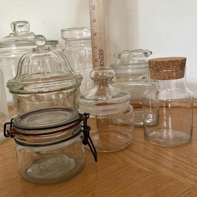 LOT 149F: Glass Jars & Canisters