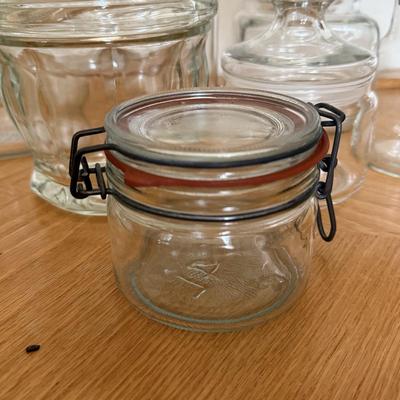 LOT 149F: Glass Jars & Canisters