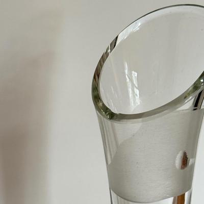 LOT 150F: Bubble Glass Decanter w/ Matching Cups