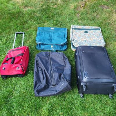 LOT 152G: Lot of Five Assorted Luggage