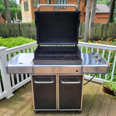LOT 154P: Weber Genesis Natural Gas Grill with Cover