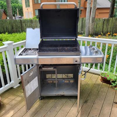 LOT 154P: Weber Genesis Natural Gas Grill with Cover