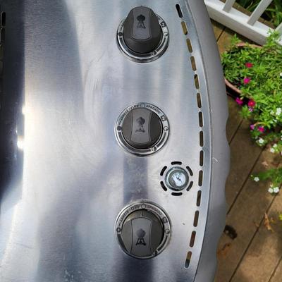 LOT 154P: Weber Genesis Natural Gas Grill with Cover