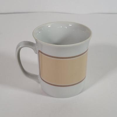 LOT 158K: Cabinet Full of Various Coffee Mugs, Plates and More