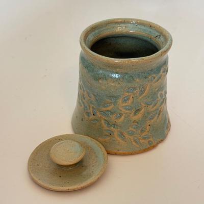LOT 166F: Italian Pottery Pitcher, Signed Lidded Vase & More