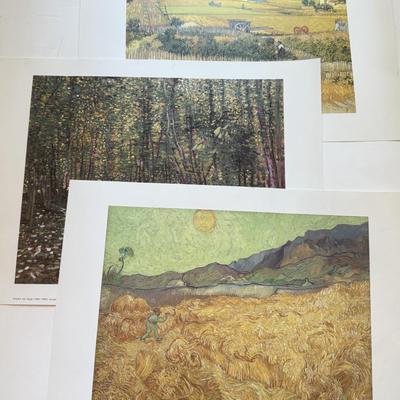 LOT 173F: Unframed Van Gogh Prints