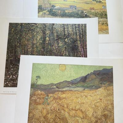 LOT 173F: Unframed Van Gogh Prints
