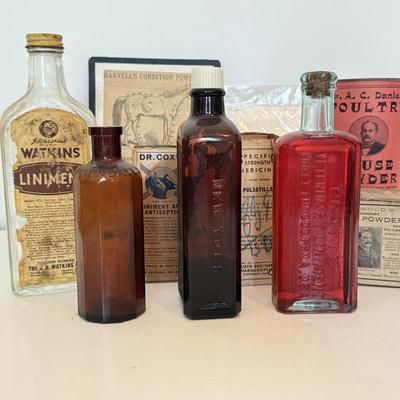 LOT 174F: Vintage Medicine / Apothecary Bottles & Tonics