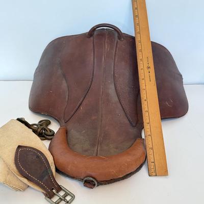 LOT 177F: Vintage Lead Line Saddle