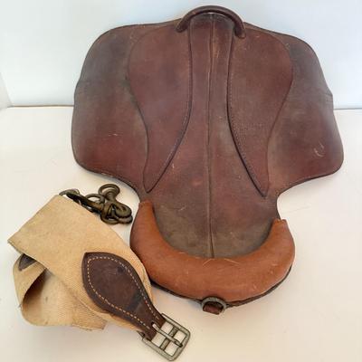 LOT 177F: Vintage Lead Line Saddle