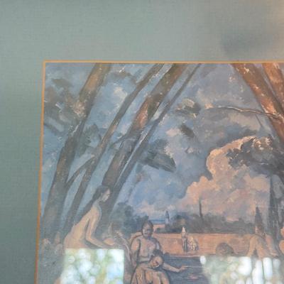 LOT 178F: “A Group of Bathers” Print by Paul Cézanne