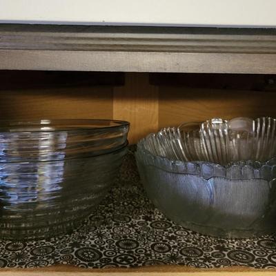 LOT 181K: Cabinet Full of Assorted Glasswear