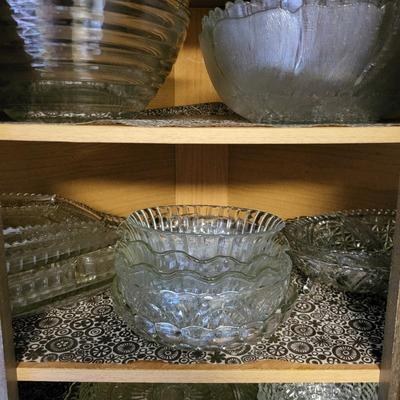LOT 181K: Cabinet Full of Assorted Glasswear