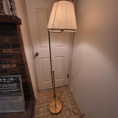 LOT 187F: Pair of Two Metal Lamps
