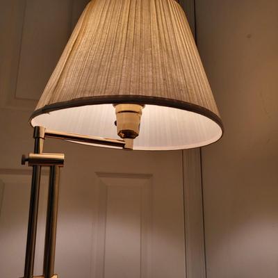 LOT 187F: Pair of Two Metal Lamps