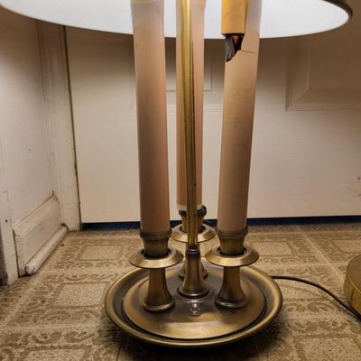 LOT 187F: Pair of Two Metal Lamps
