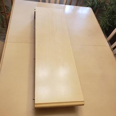 LOT 226K: Kitchen/Dining Table with 4 Chairs and 12" Leaf Extension