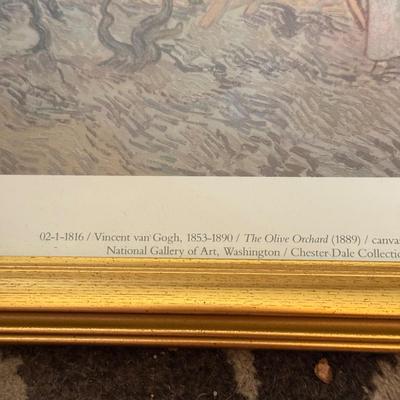 LOT 234F: Framed Art Prints: Van Gogh & Winslow Homer