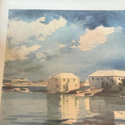 LOT 234F: Framed Art Prints: Van Gogh & Winslow Homer