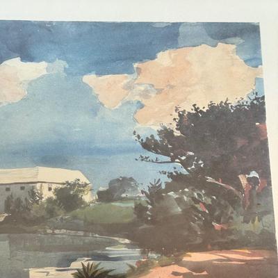 LOT 234F: Framed Art Prints: Van Gogh & Winslow Homer