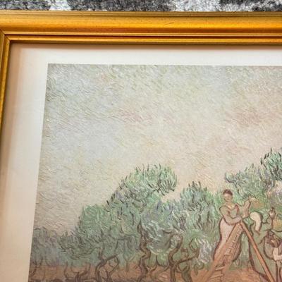 LOT 234F: Framed Art Prints: Van Gogh & Winslow Homer